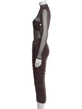 SER.O.YA Mock Neck Long Dress