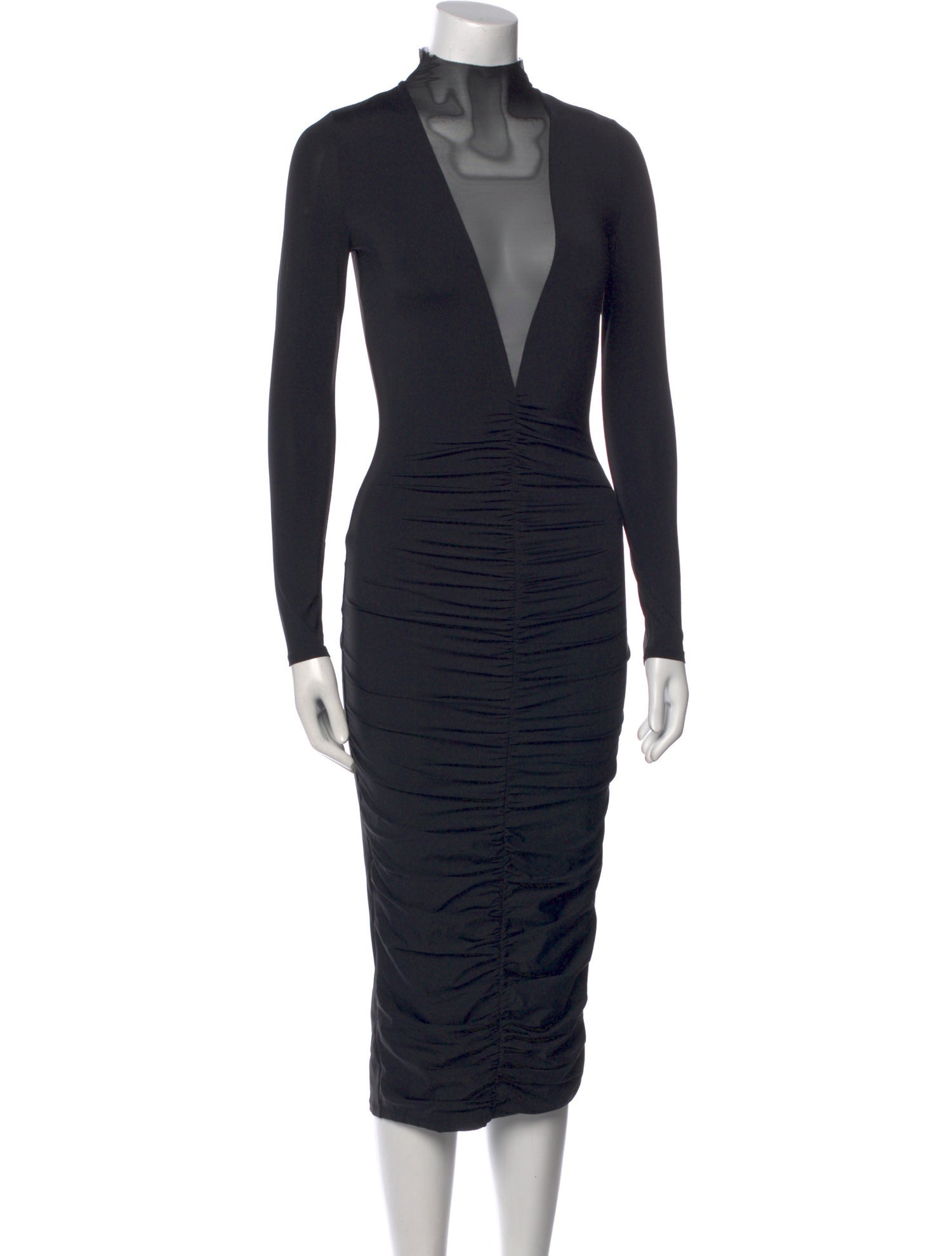 SER.O.YA V-Neck Midi Length Dress