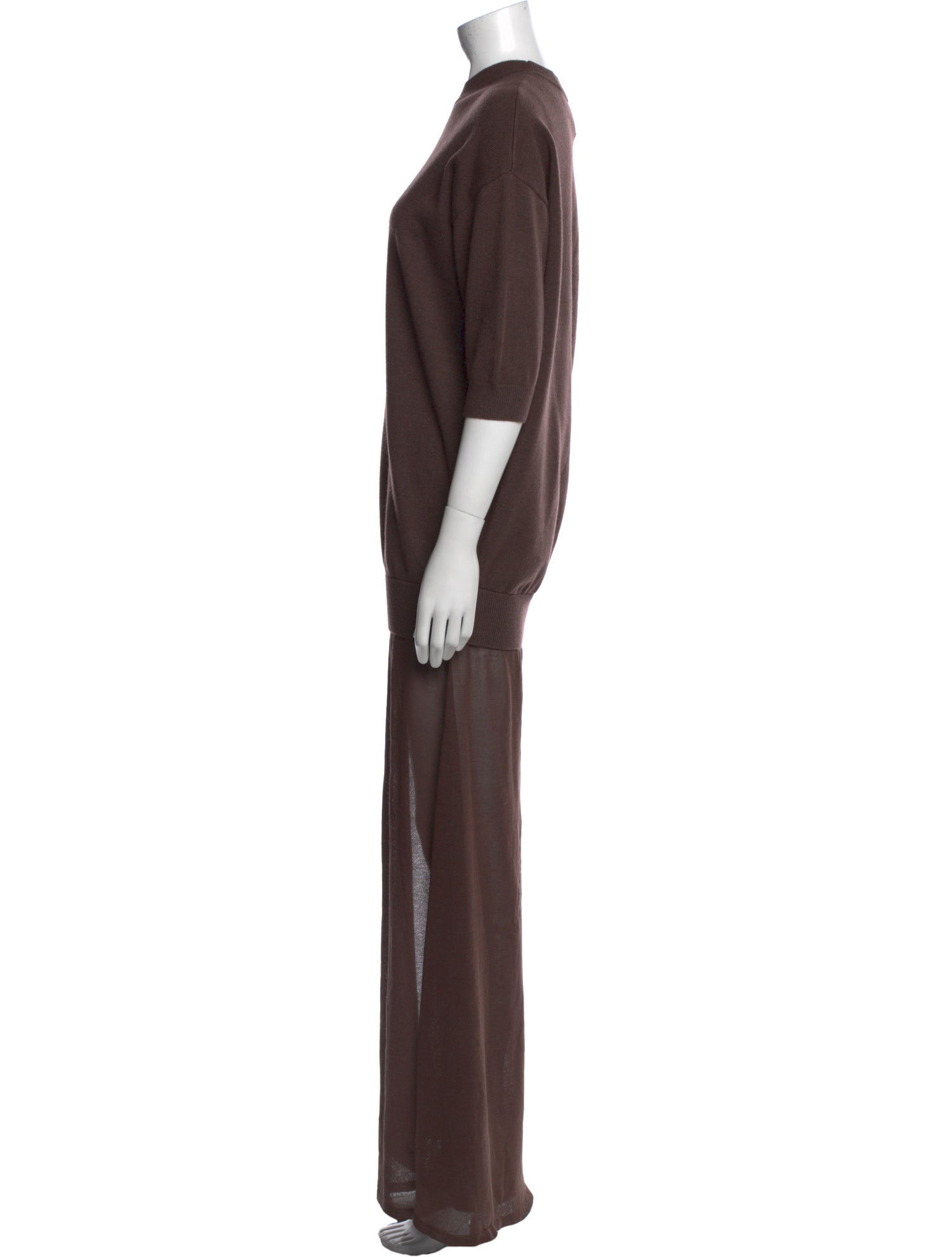 SER.O.YA Crew Neck Long Dress