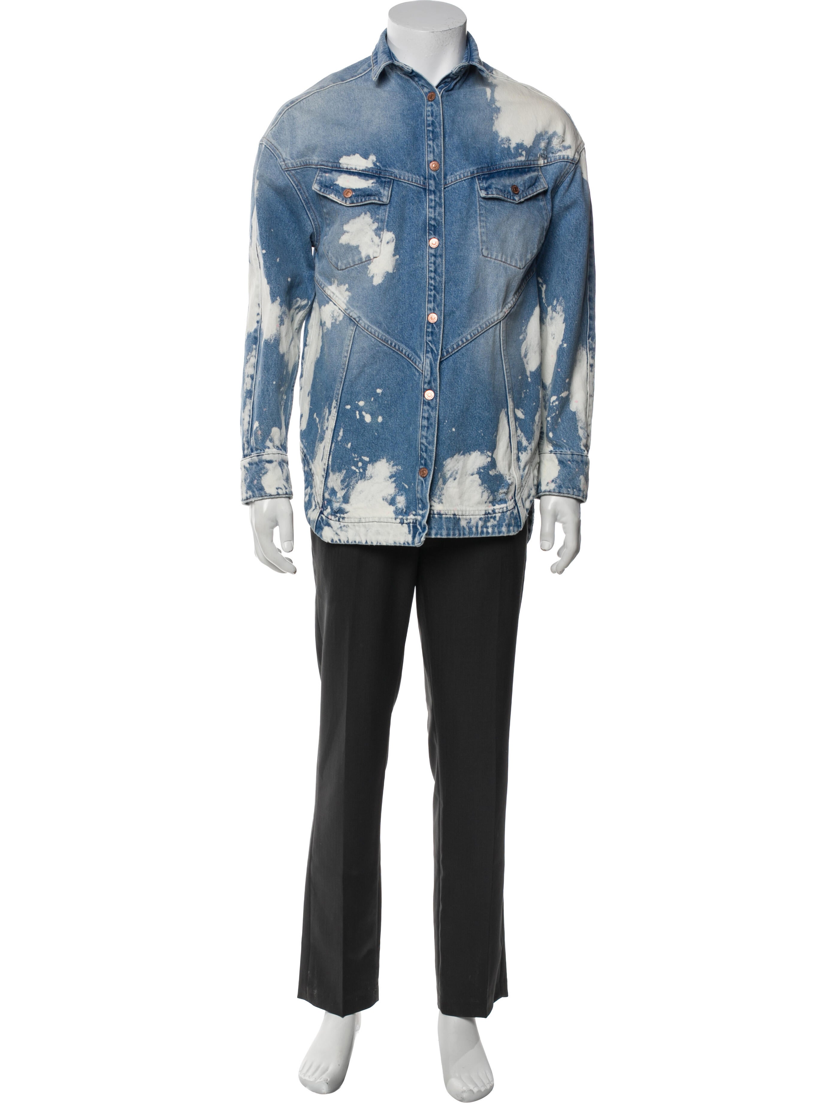 SER.O.YA Tie-Dye Print Denim Jacket