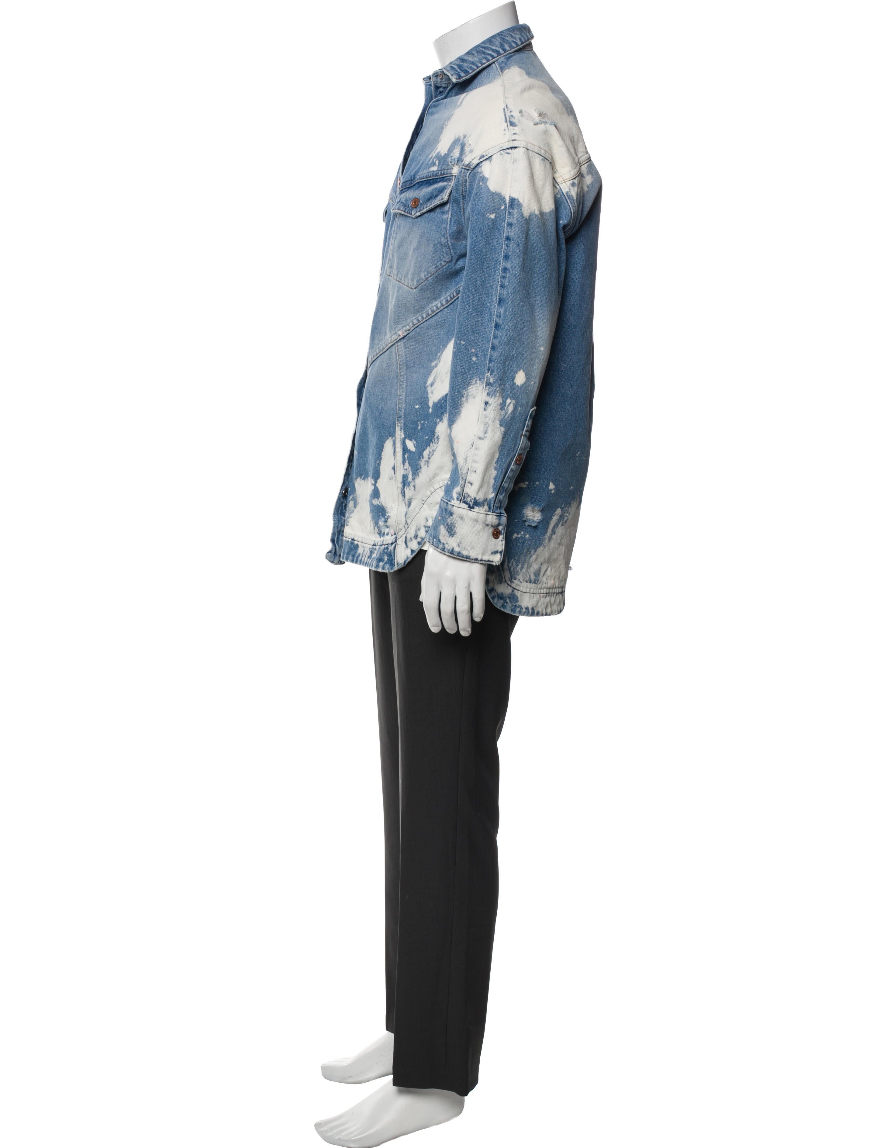 SER.O.YA Tie-Dye Print Denim Jacket