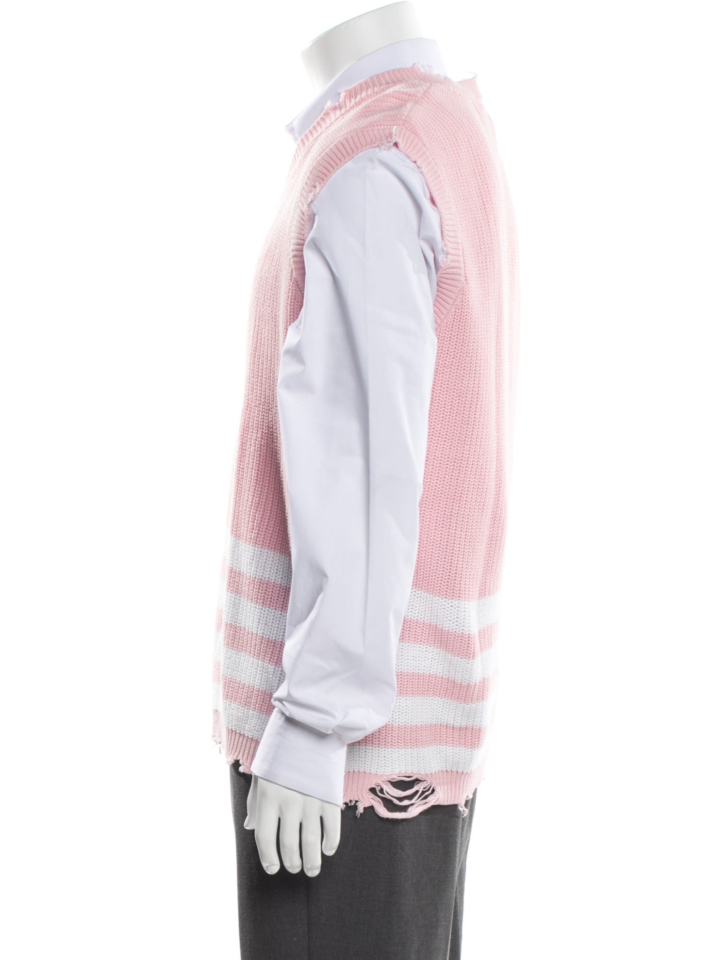 SER.O.YA Striped V-Neck Sweater Vest