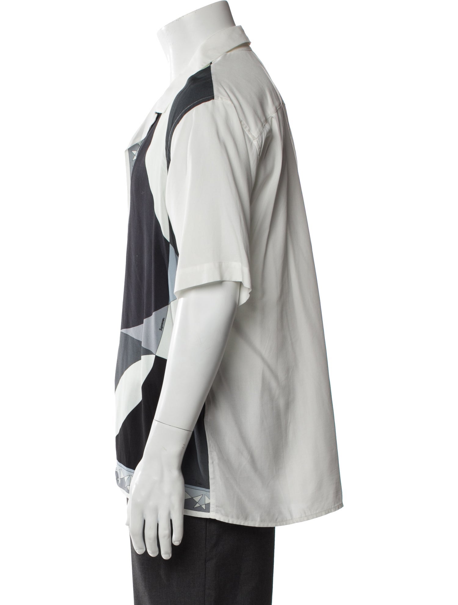 Supreme x Emilio Pucci 2021 Colorblock Pattern Shirt