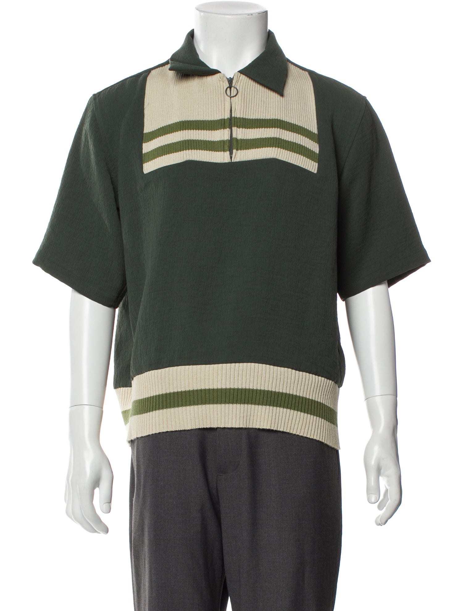 Sasquatchfabrix. Colorblock Pattern Short Sleeve Shirt