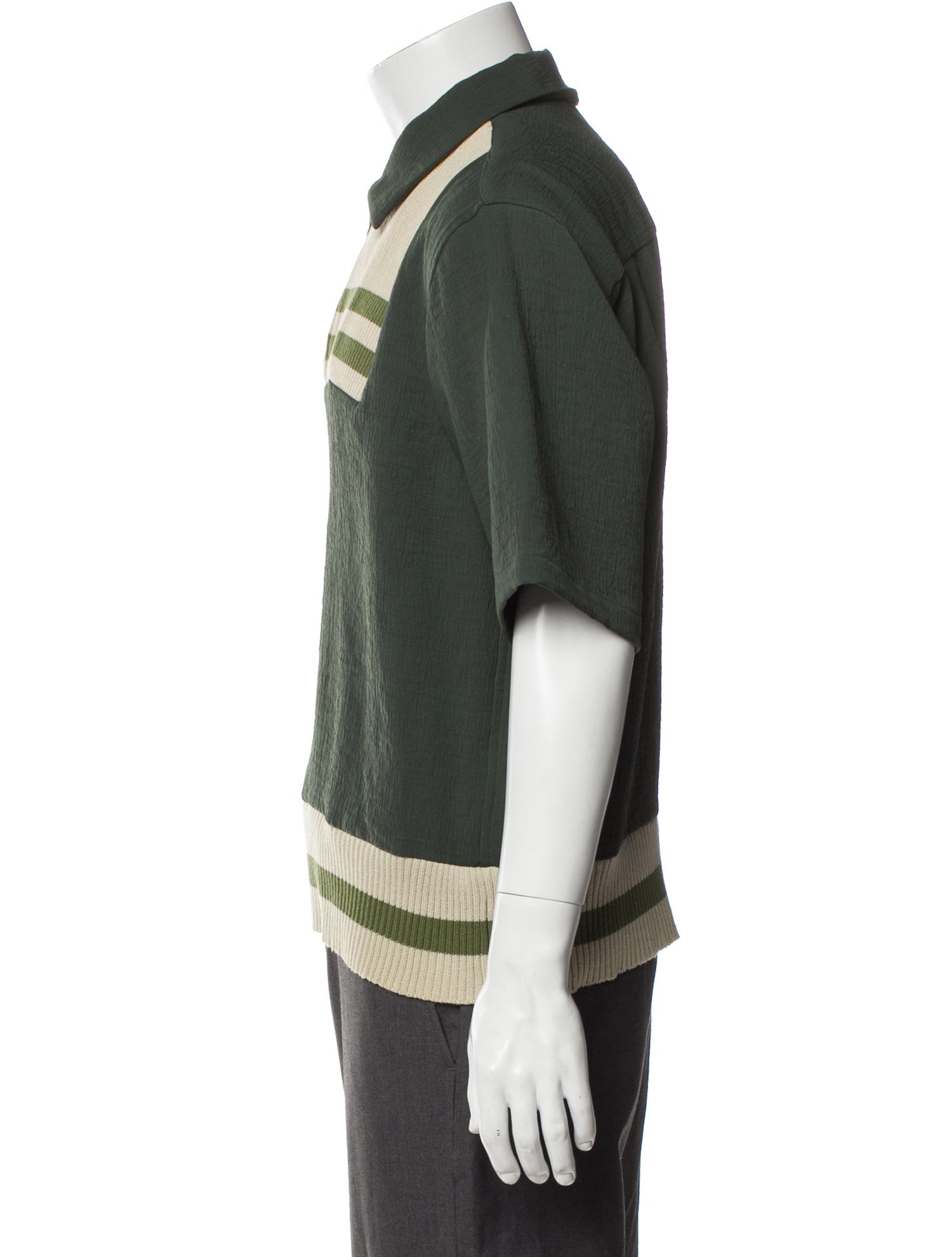 Sasquatchfabrix. Colorblock Pattern Short Sleeve Shirt