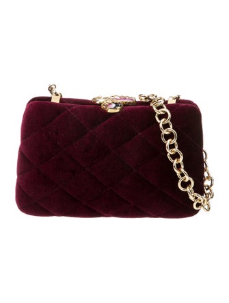Serpui Velvet Shoulder Bag