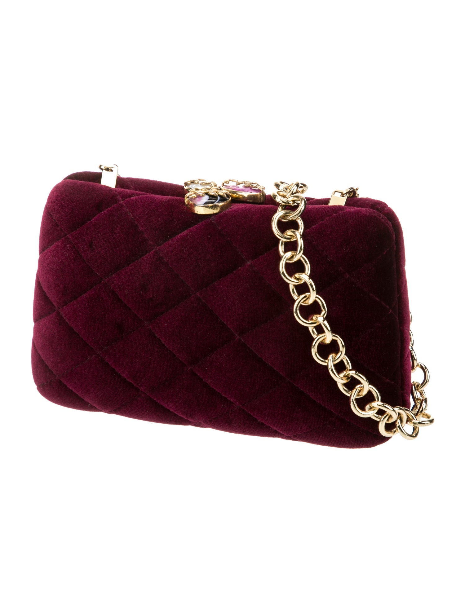 Serpui Velvet Shoulder Bag