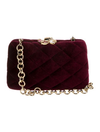 Serpui Velvet Shoulder Bag