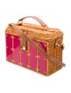 Serpui Wicker Top Handle Bag