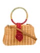 Serpui Wicker Top Handle Bag