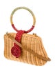 Serpui Wicker Top Handle Bag
