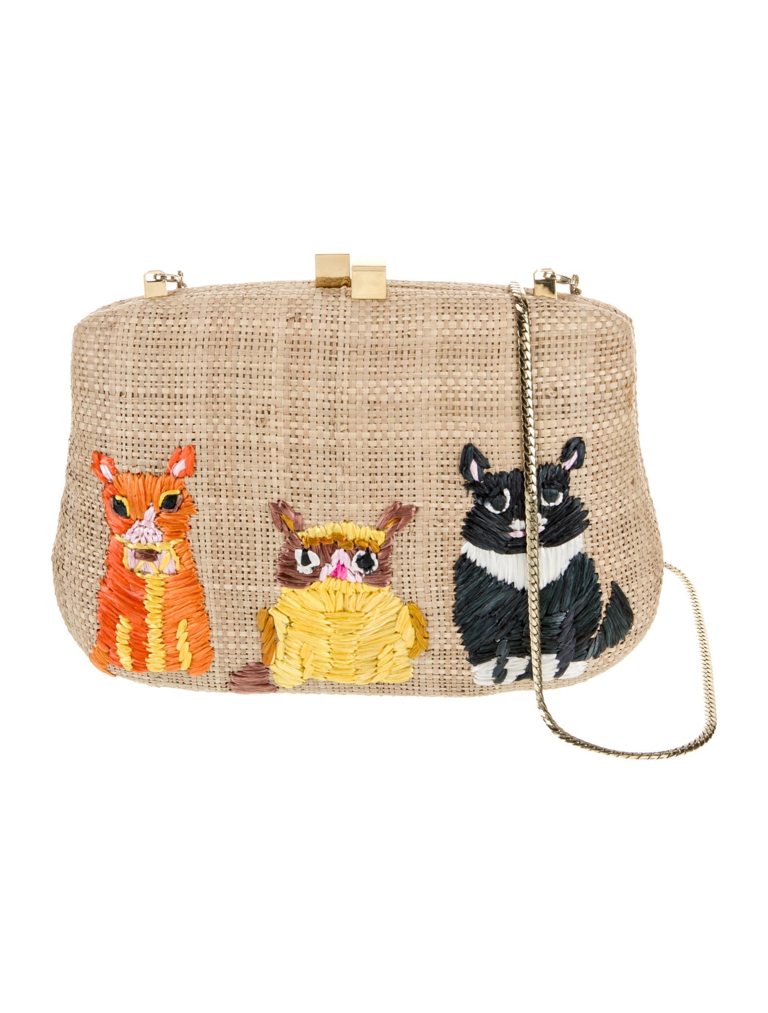 Serpui Raffia Minaudière