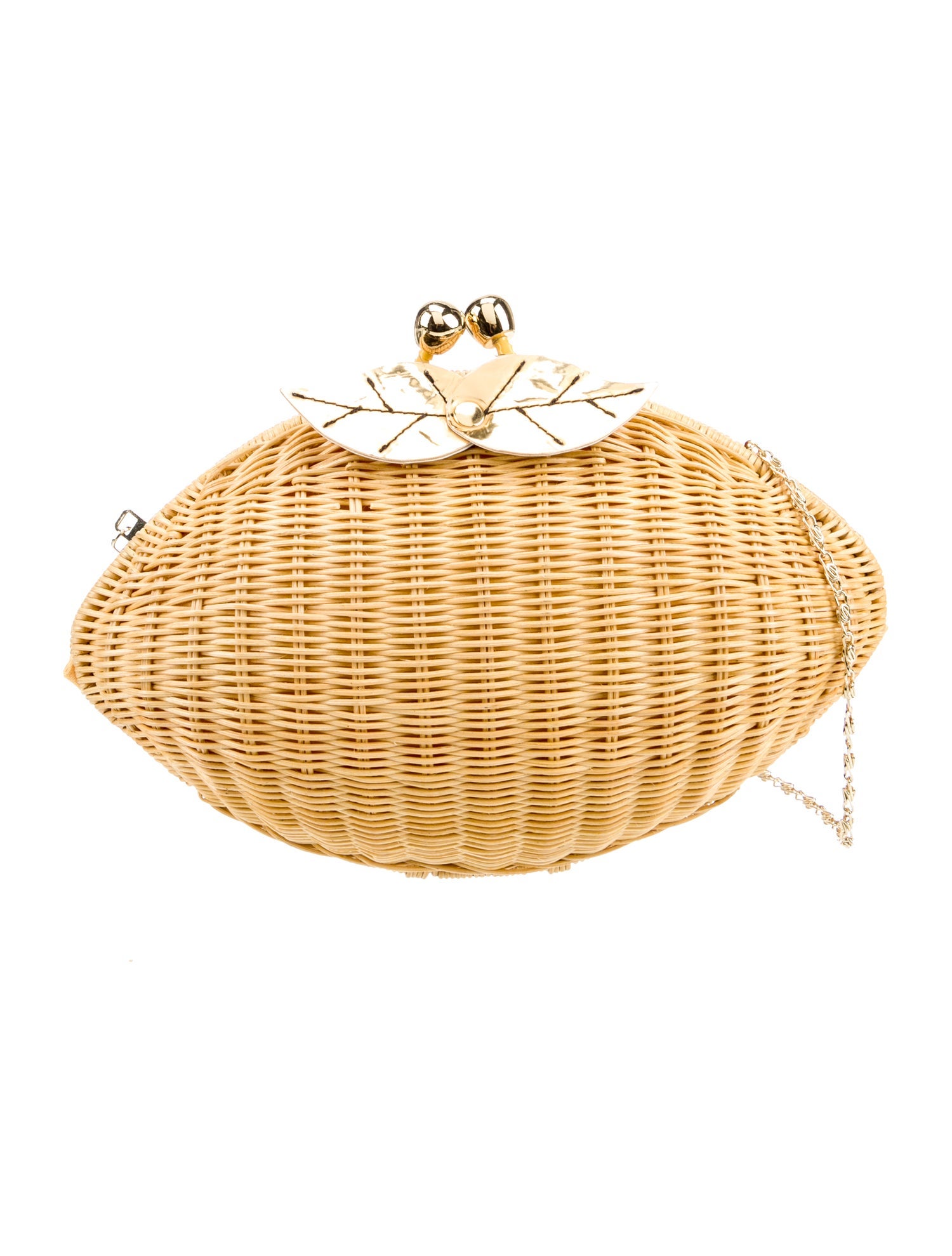 Serpui Wicker Minaudière