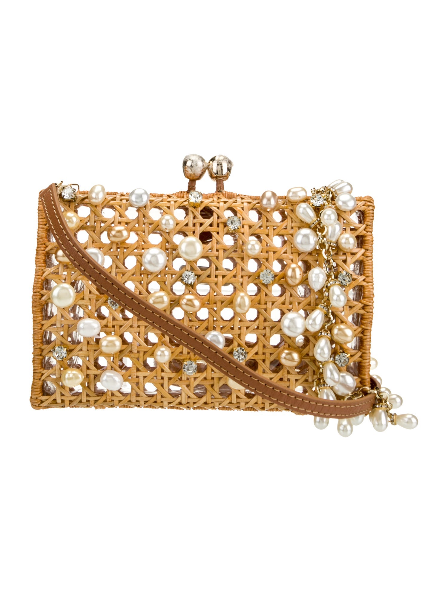 Serpui Rattan Shoulder Bag