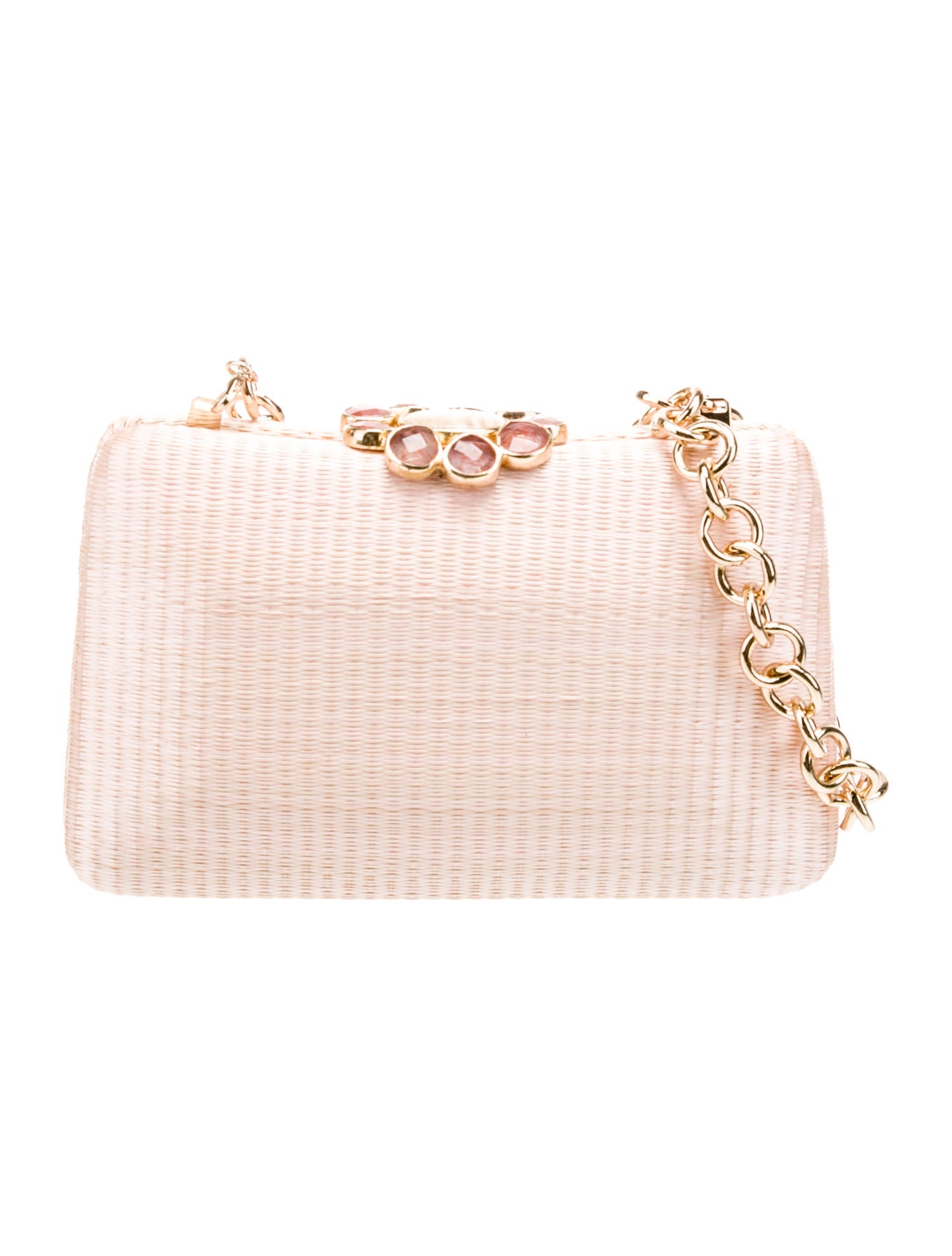 Serpui Raffia Shoulder Bag