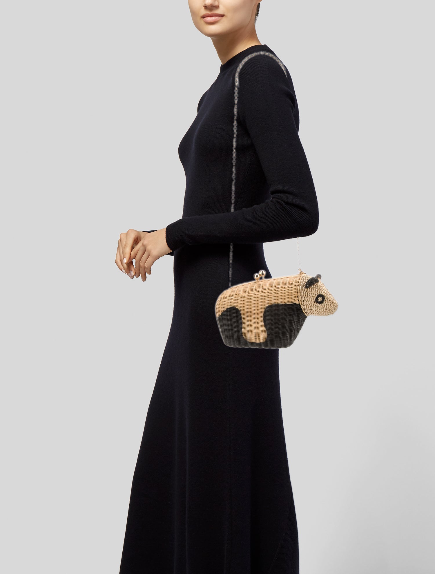 Serpui Wicker Minaudière