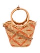 Serpui Straw Top Handle Bag