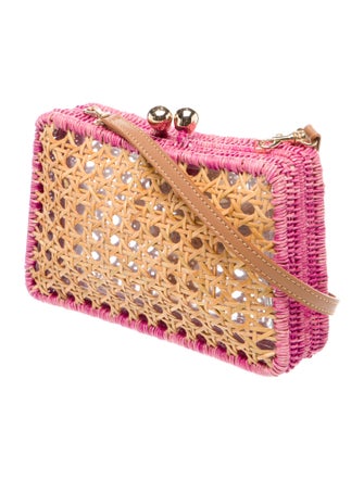 Serpui Rattan Minaudière