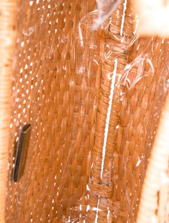 Serpui Raffia Top Handle Bag