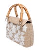 Serpui Raffia Top Handle Bag