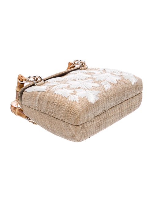 Serpui Raffia Top Handle Bag