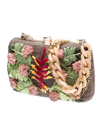 Serpui Raffia Minaudière