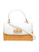 Serpui Raffia Top Handle Bag
