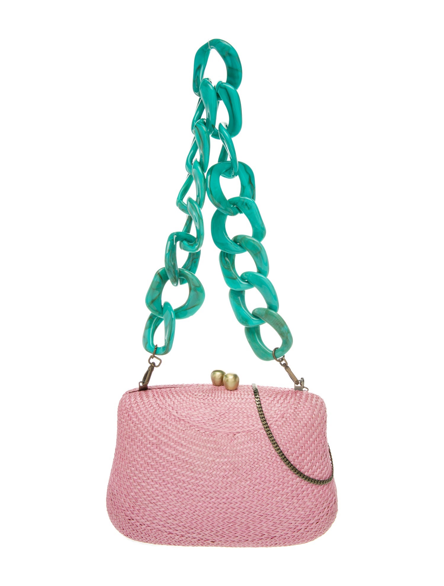 Serpui Straw Shoulder Bag