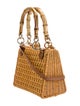 Serpui Raffia Top Handle Bag