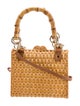 Serpui Raffia Top Handle Bag
