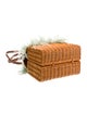 Serpui Rattan Top Handle Bag