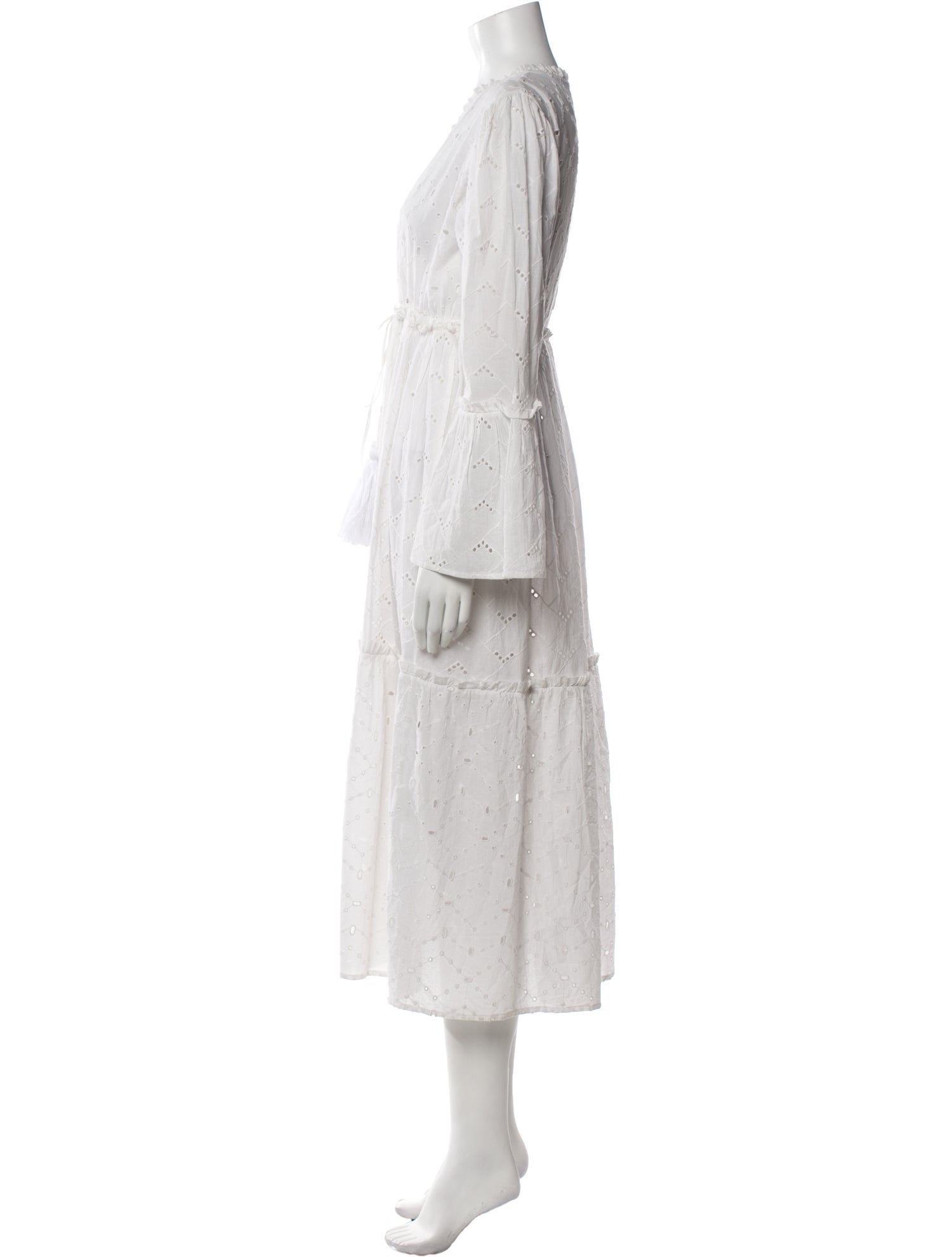 SEEMA KAHAI V-Neck Long Dress