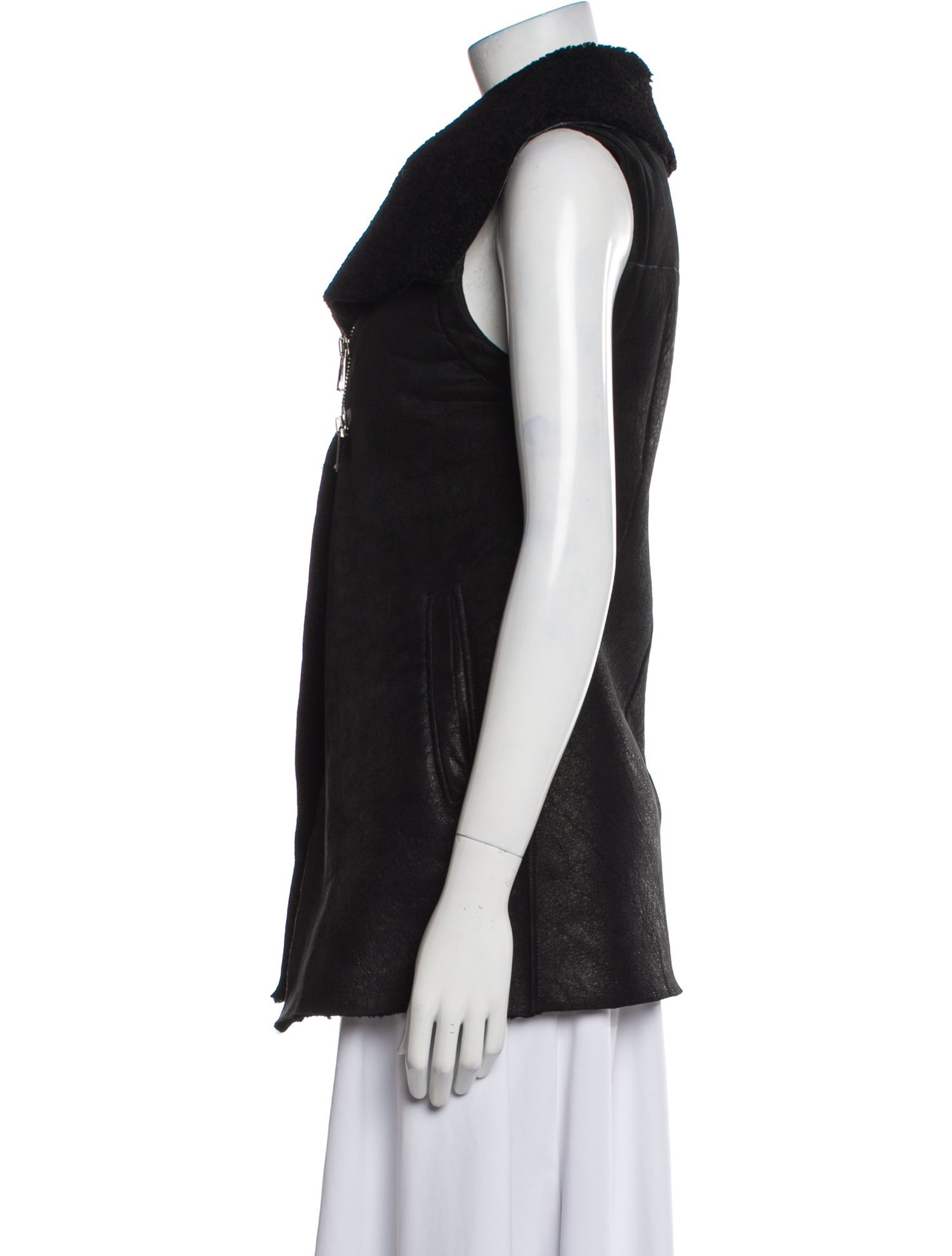 10Sei0otto Leather Vest w/ Tags