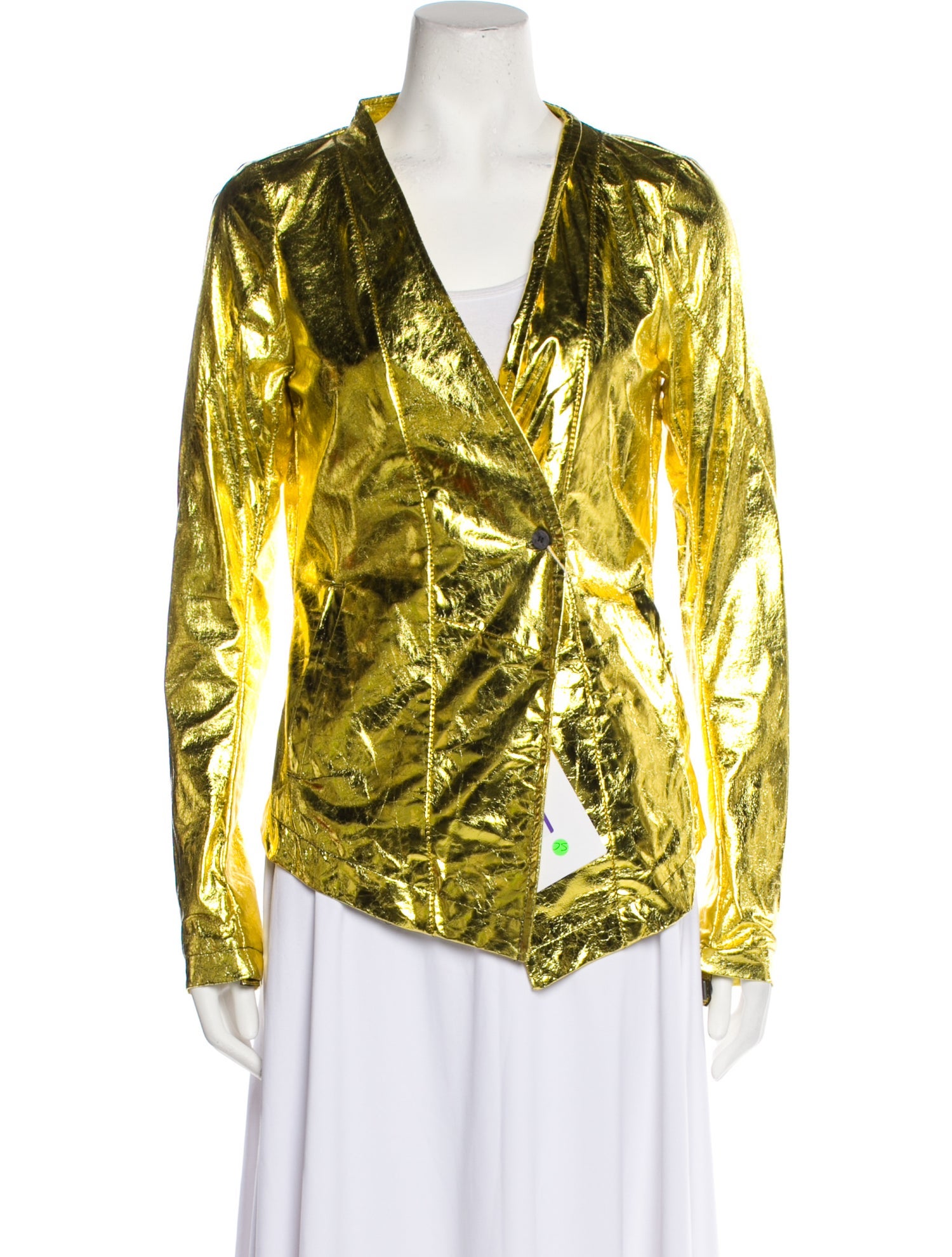 10Sei0otto Leather Evening Jacket