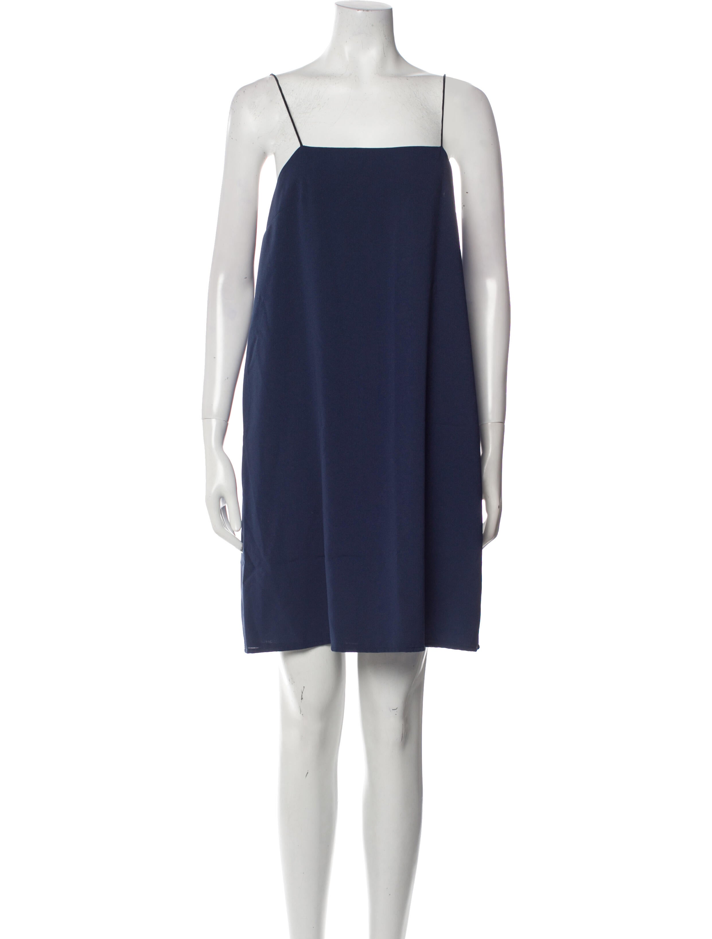 Seventy Sergio Tegon Square Neckline Mini Dress