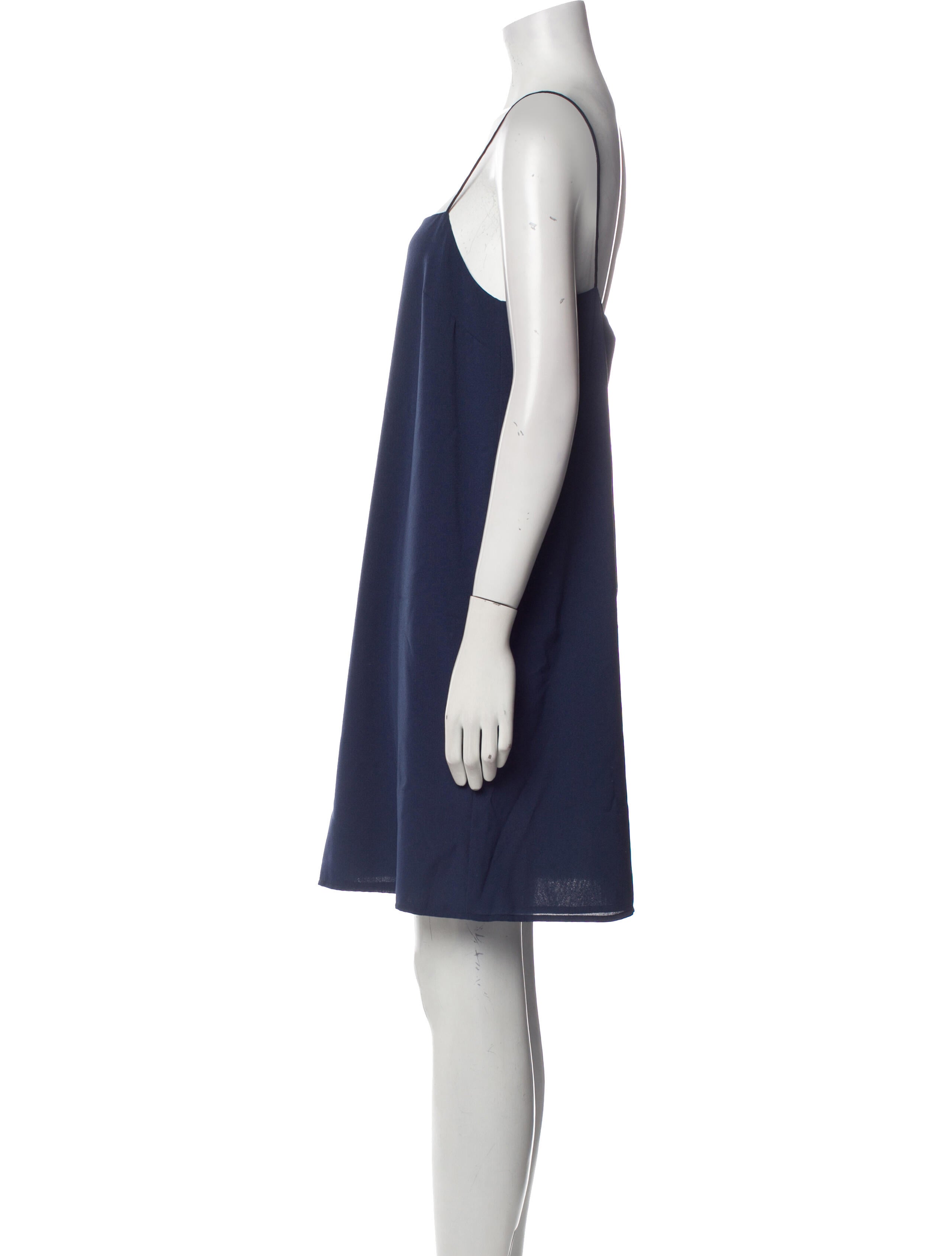 Seventy Sergio Tegon Square Neckline Mini Dress