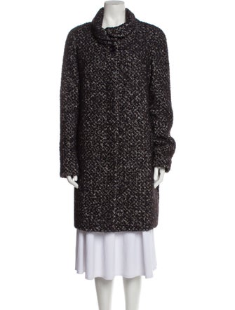 Sees Infinitely Woman Tweed Pattern Coat