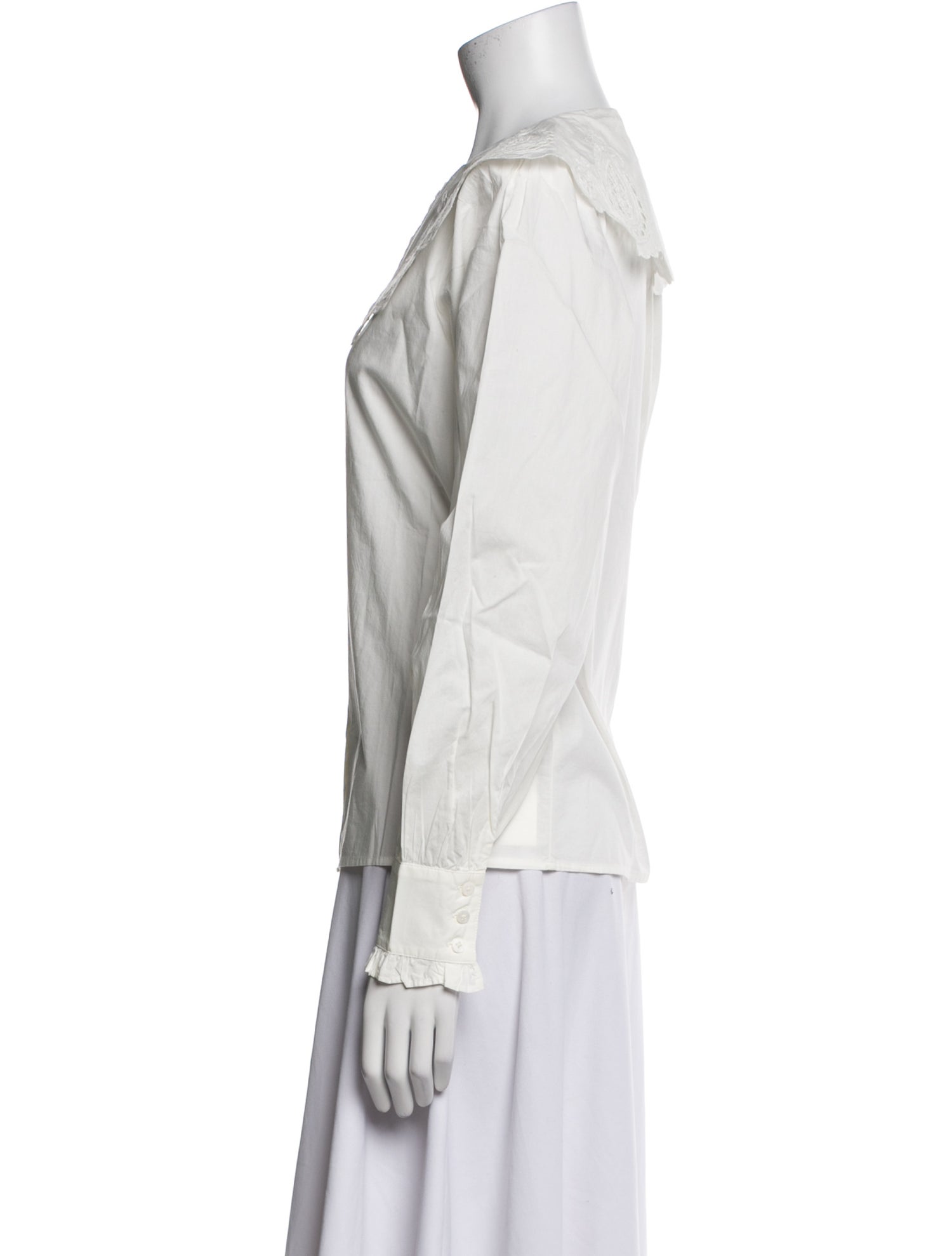 Sézane x Sea New York Long Sleeve Button-Up Top w/ Tags