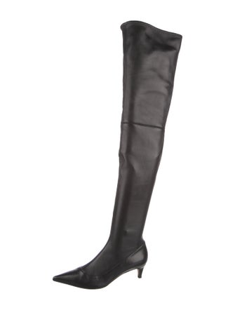 Sergio Rossi x St. John Leather Boots