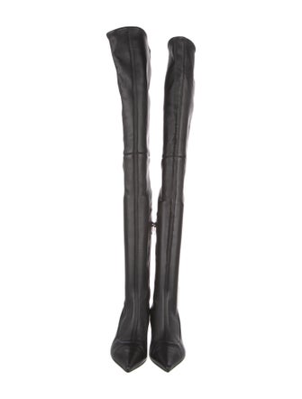 Sergio Rossi x St. John Leather Boots