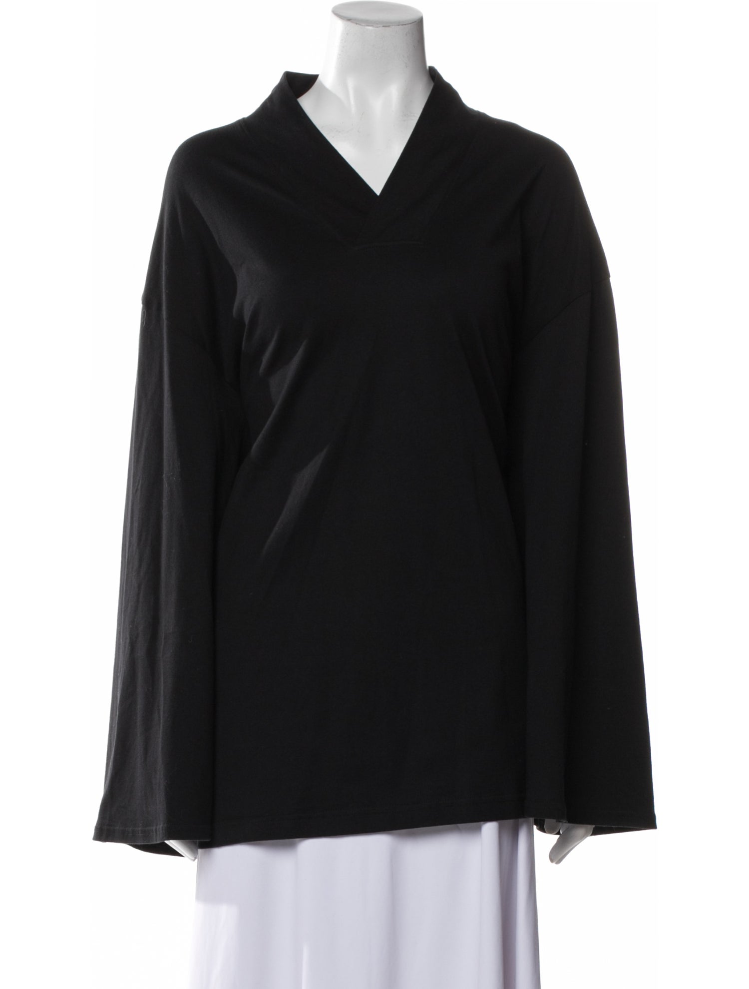 S'YTE V-Neck Long Sleeve Blouse