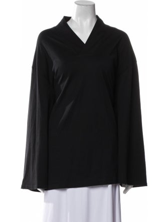 S'YTE V-Neck Long Sleeve Blouse