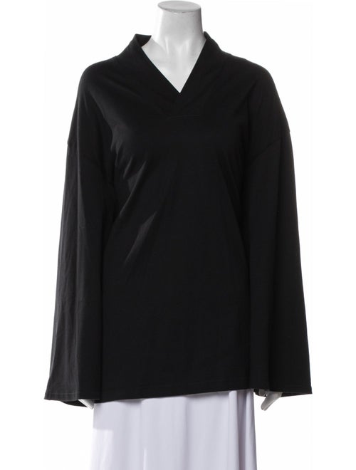 S'YTE V-Neck Long Sleeve Blouse