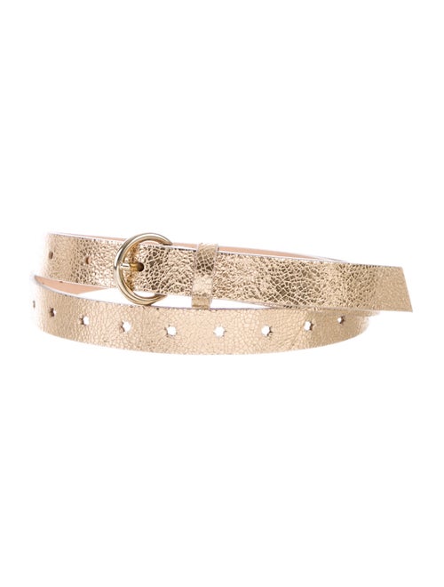 Sézane Leather Hip Belt Gold