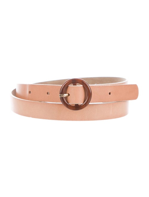 Sézane Leather Maud Belt Tan