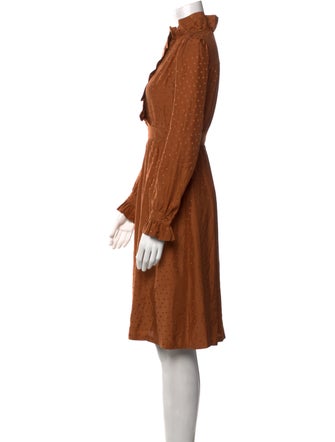 Sézane Silk Knee-Length Dress