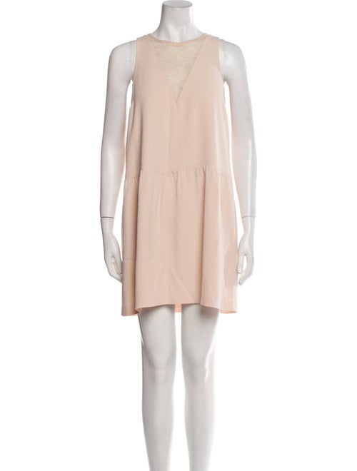 Sézane Crew Neck Mini Dress