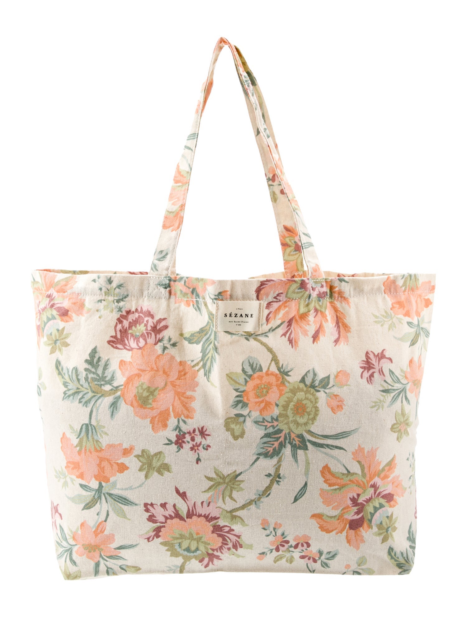 Sézane Canvas Tote Neutrals Totes, Handbags WSEZA35734 The RealReal