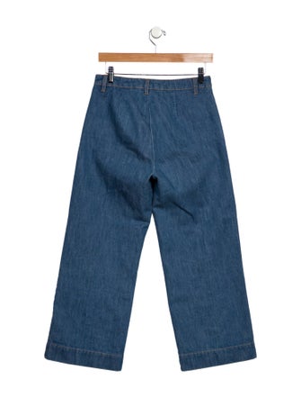 Sézane Mid-Rise Wide Leg Jeans