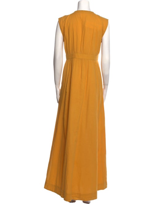 Sézane V-Neck Long Dress